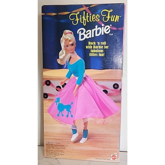 Vtg 1996 Fifties Fun Barbie Doll Special Ed. Mattel New In Box Blonde 15820 NRFB - Picture 4 of 7